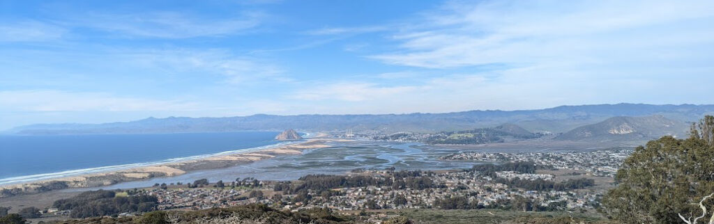 View of Los Osos and Morro Bay from Broderson Hill